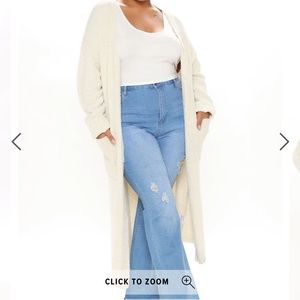 Fashion Nova Beige/Ivory Duster